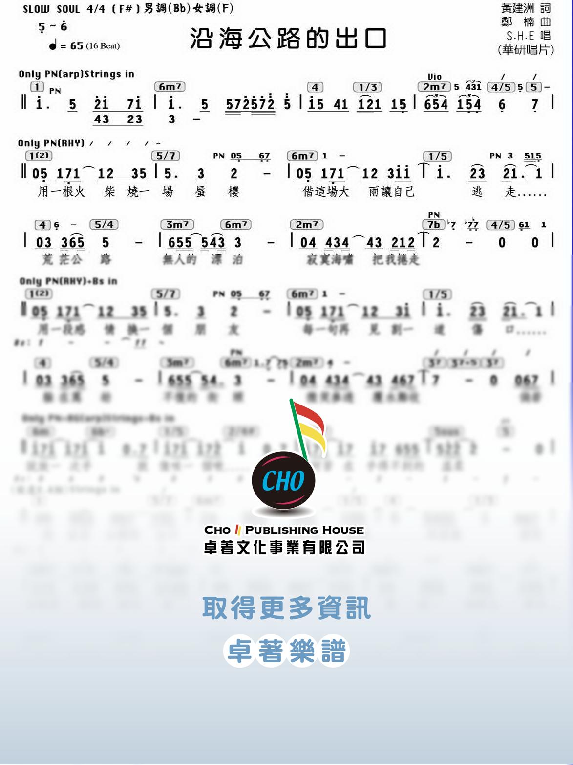 沿海公路的出口